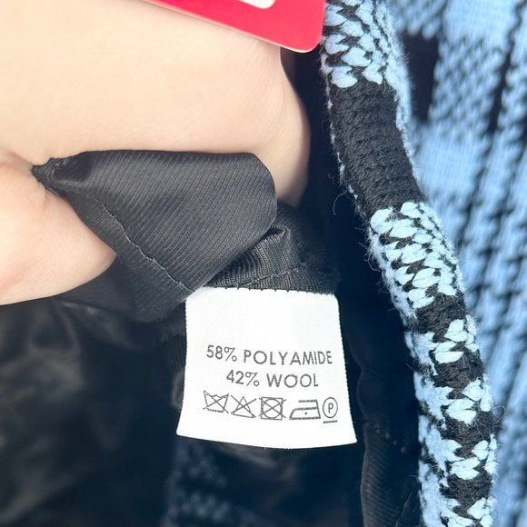 NWT Dries Van Noten Blue Plaid Faux Fur Lined Hooded Open Jacket - Picture 7 of 9